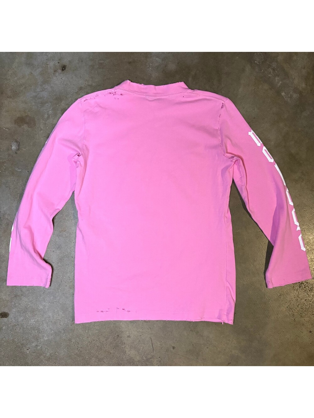 Balenciaga 2024 Nologo Women Sz M/L Long Sleeve Graphic Tee - Picture 3 of 9
